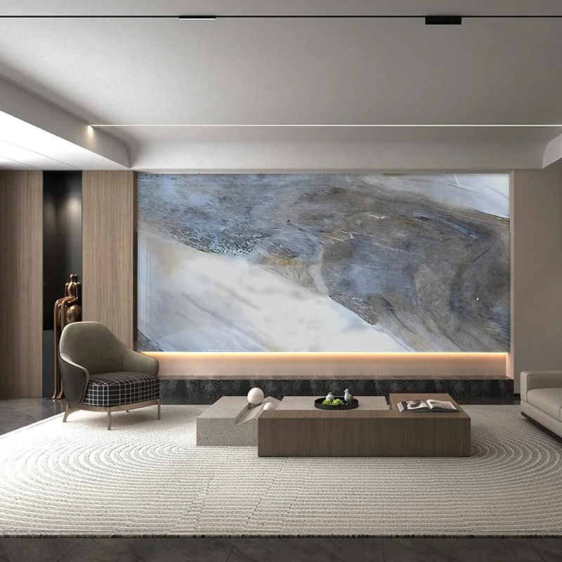 Amazon Green at Blue Series Marble Background Wall Panel