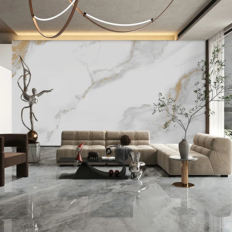 Jazz White at Fish Belly White Marble Texture Background Wall Panel